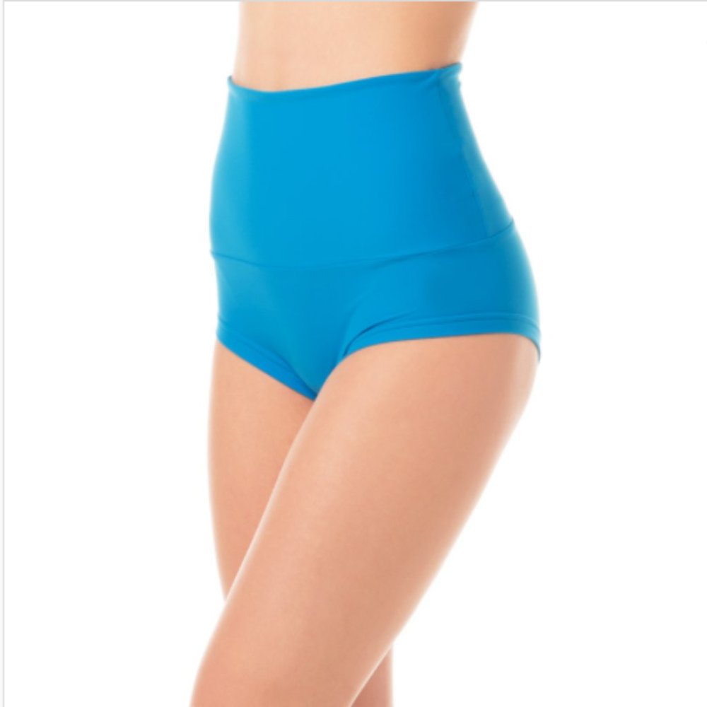 High Waisted Shorts Blue